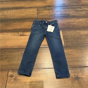 Janie and Jack brand new skinny jeans dark denim size 4T